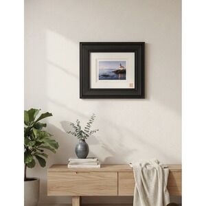 Egg Lake Studio P.L.Morningstar San Juan Island Lime Kiln Point Lighthouse Frame